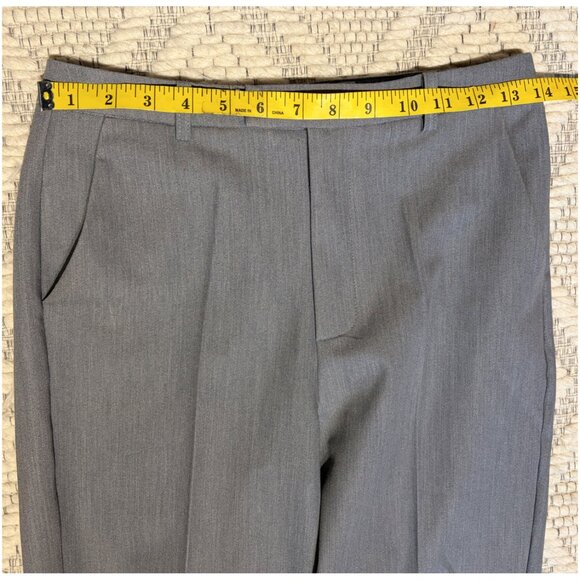AMII - Grey High Waisted Crop Dress Pants / Trousers (Size M) - Picture 5 of 6